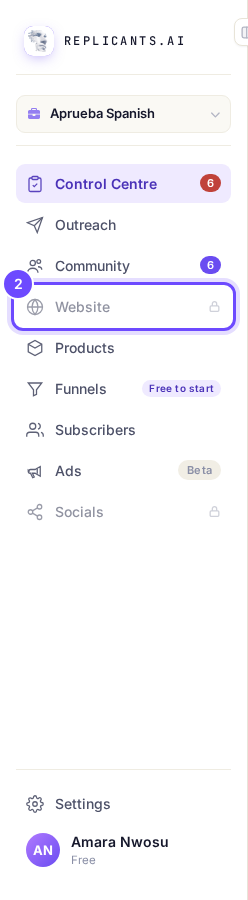 Website has a padlock: it comes with Studio.
