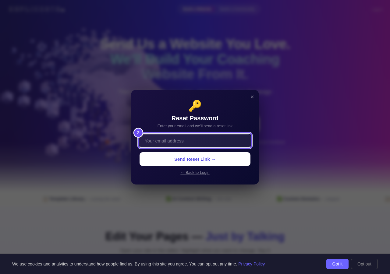 One box, one button, and a new link in your inbox.