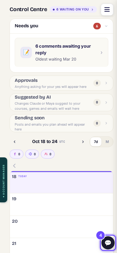 The round Help button, bottom right.