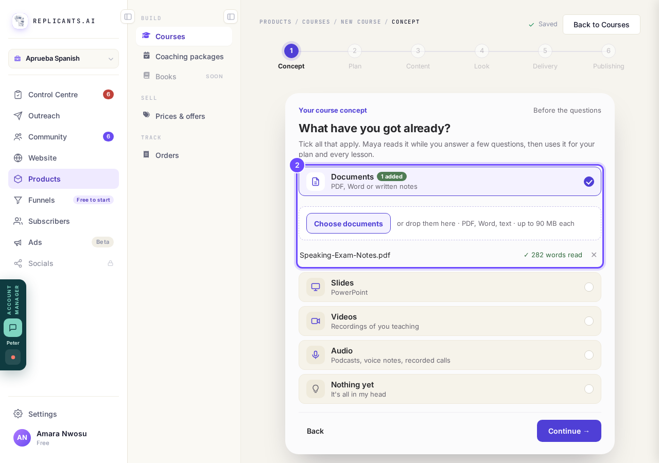 Your file is added: 1 added.
