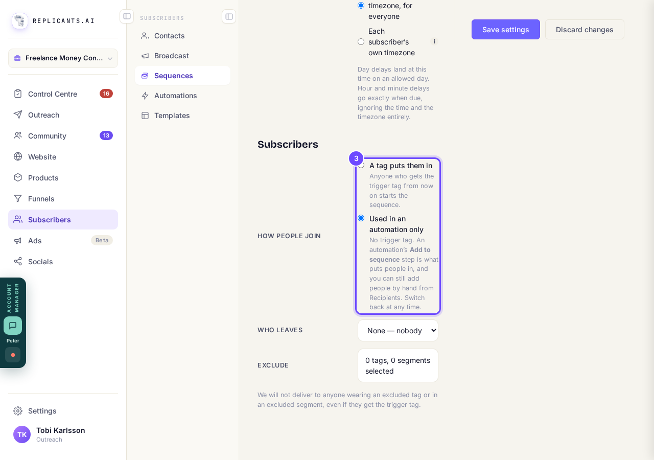 How people join: Used in an automation only.