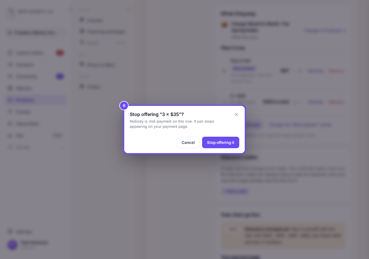 Stop offering it: people already paying keep paying.