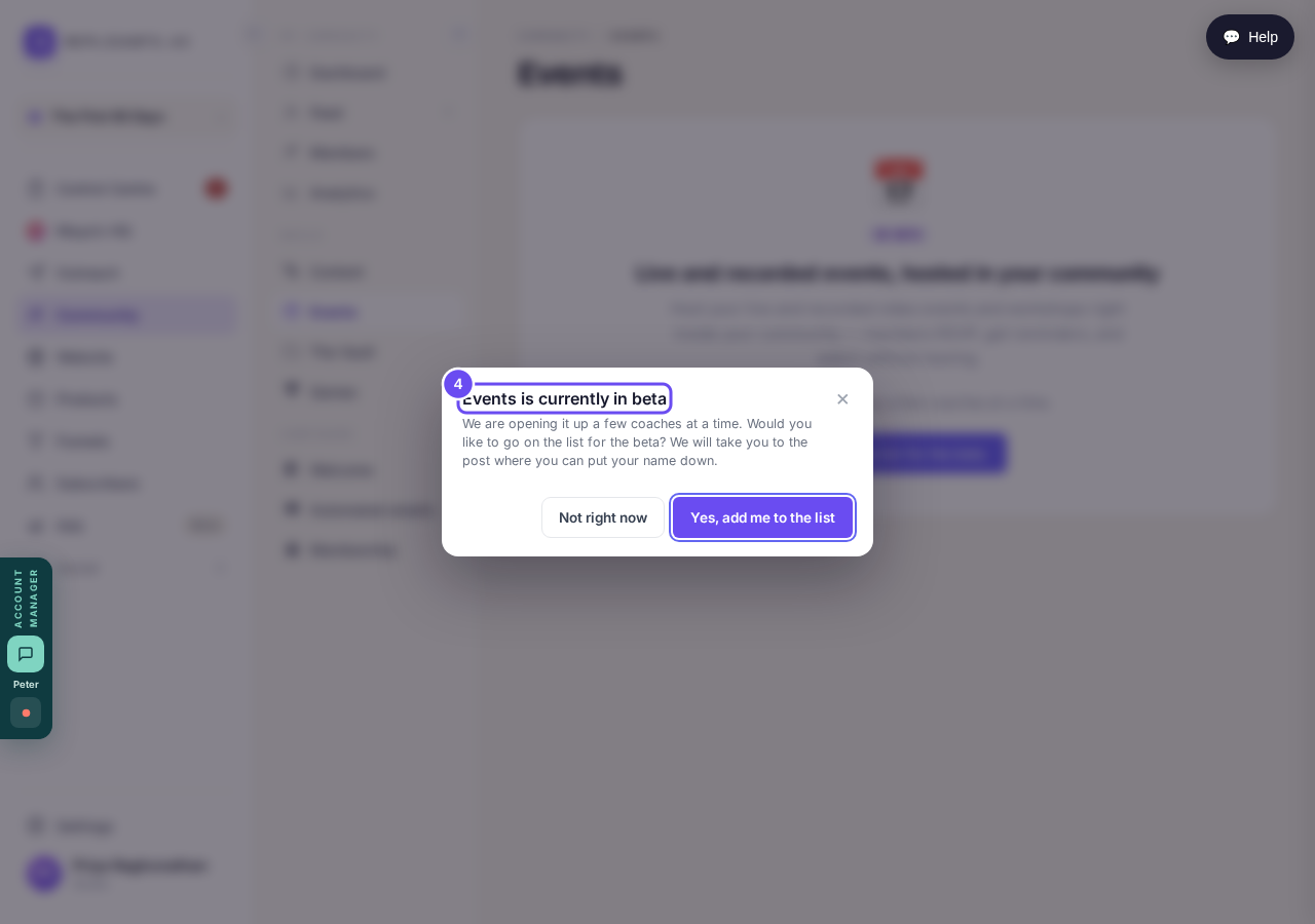 In beta, a few coaches at a time. Join the list, or not right now.