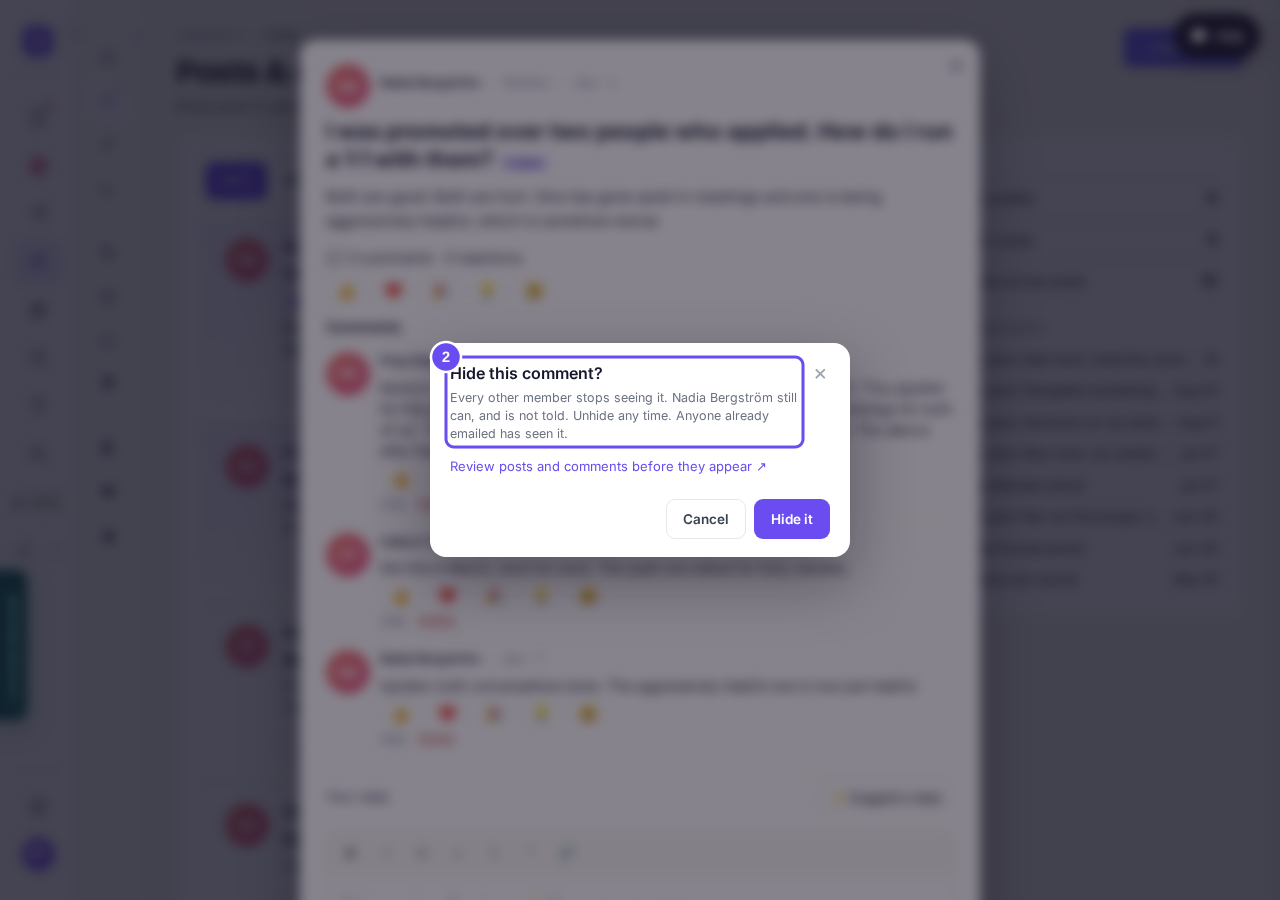 The confirm says it before you press, not after.