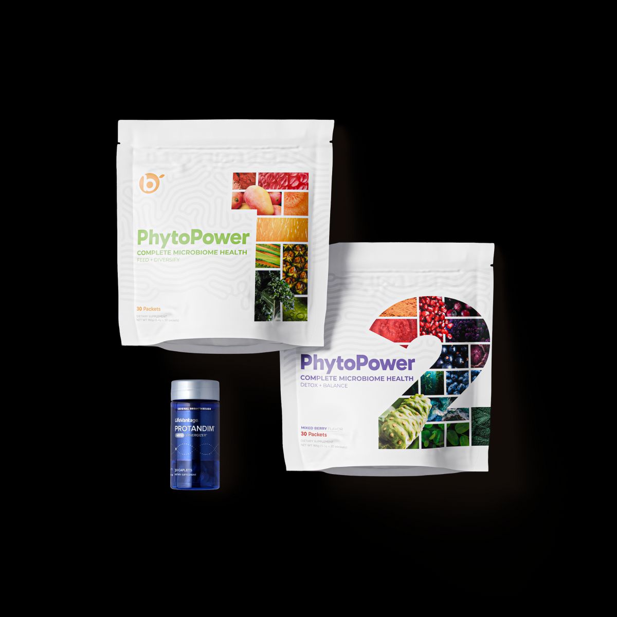 The Healthy Edge Stack — PhytoPower 1, PhytoPower 2, Protandim Nrf2 Synergizer